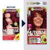 Garnier Hair Color Nutrisse Ultra Color Nourishing Creme, R2 Medium Intense Auburn (Goji Berry) Red Permanent Hair Dye, 1 Count (Packaging May Vary) online at globaldelivered