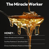 LAPCOS Honey Sheet Mask Daily Face Mask with Hyaluronic Acid and Antioxidants to Hydrate and Tighten Dry Skin Korean Bea
