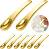 8 Pieces Skincare Spatula Metal Cosmetic Spatulas Makeup Applicator Mini Beauty Scoop Facial Cream Mask Spoon for Mixing