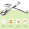 8 Pieces Skincare Spatula Metal Cosmetic Spatulas Makeup Applicator Mini Beauty Scoop Facial Cream Mask Spoon for Mixing