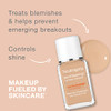 Neutrogena SkinClearing OilFree Acne and Blemish Fighting Liquid Foundation with5 Salicylic Acid Acne Medicine Shine Con