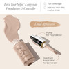 PR MINERALS 4in1 Love Your Selfie Foundation Concealer Longwear Full Coverage Liquid Makeup Foundation with Hydrating Bl