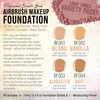Belloccio Fair Color Shade Foundation Set Professional Cosmetic Airbrush Makeup in 12 oz Bottles