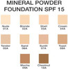 Jolie Mineral Powder Foundation SPF 15 wsponge Hypoallergenic Shell