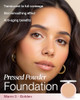 Mineral Fusion Pressed Powder Foundation Matte Finish Face Powder for MedTan Skin with Yellow Undertones Age Defying Nat