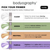 BODYOGRAPHY Foundation Primer Clear Flawless AntiAging Salon Makeup Primer wVitamin E A Jojoba Grapeseed Oil Control Shi
