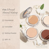 PUR Beauty 4in1 Pressed Mineral Makeup Powder Foundation with SPF 15 Concealer Finishing Compact Pressed Powder for Face