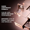 Mally Beauty Poreless Face Defender Blurring Primer Blotting Setting Powder LongLasting Matte Finish Tap Pat Product on