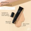 Glo Skin Beauty Satin Cream Foundation Makeup for Face Golden Light Full Coverage Semi Matte Finish Conceal Blemishes Ev