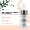 TLM Colour Changing Foundation 2Pack Flawless Color Changing Foundation Makeup Base Moisturizing Liquid Foundation for W