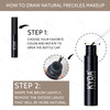 KYDA 2PCS Liquid Freckle Makeup PenWater Resistant Faux Freckle Natural Looking Buildable Long Lasting Faux FrecklesSoft