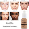 2 Pack PHOERA Foundation Flawless Soft Matte 24HR Oil Control Full Coverage Foundation Makeup for Women102 Nude30ml