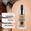 Catrice HD Liquid Coverage Foundation Flawless High Coverage Vegan Cruelty Free 008 Fair Beige