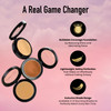Frankie Rose Cosmetics Powder Foundation Full Coverage Face Powder For Pores Imperfections Evens Out Skin Tone ShineCont