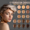 Belloccio Dark Color Shade Airbrush Makeup Foundation Set Professional Cosmetic Airbrush Makeup in 12 oz Bottles