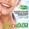 Dr Dans Cortibalm 1 Pack for Dry Cracked Lips Healing Lip Balm for Severely Chapped Lips Designed for Men Women and Chil