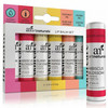 ArtNaturals Beeswax Lip Balm Gift Set 6 Pack Assorted Flavors with Coconut Oil Aloe Jojoba Oil Hydrating Nourishing Natu