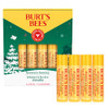 Burts Bees Christmas Gifts 4 Lip Balm Stocking Stuffers Products Beeswax Bounty Classic Set Original Beeswax Moisturizin