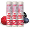 Eco Lips Vegan Superfruit Bee Free Lip Balm Includes Candelilla Wax Organic Cocoa Butter and Coconut Oil 100 PlasticFree