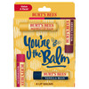 Burts Bees Youre the Balm Lip Balm Pack With Beeswax Wild Cherry Watermelon and Vanilla Bean Flavors With Responsibly So