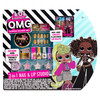 LOL Surprise OMG 2in1 Lip Nail Studio by Horizon Group USA Double Feature Series DIY Beauty Kit for Kids Create 3 LOL Su