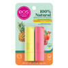 eos 100 Natural Lip Balm Strawberry Peach and Pineapple Passionfruit Dermatologist Recommended AllDay Moisture 014 oz 2