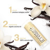 Hurraw Vanilla Bean Lip Balm 2 Pack Organic Certified Vegan Cruelty and Gluten Free NonGMO 100 Natural Ingredients Bee S
