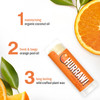 Hurraw Orange Lip Balm 2 Pack Organic Certified Vegan Cruelty and Gluten Free NonGMO 100 Natural Ingredients Bee Shea So