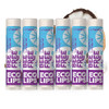 Eco Lips Bee Free Vegan Lip Balm 6Pack Unscented 100 Natural PlasticFree Packaging Moisturizes Dry Chapped Lips CrueltyF
