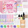 TSVATE Lip Balm Making Kit Make Your Own Lip Balm for Adults with Shea Butter Beeswax Coconut Oil Moisturizing DIY Lip G