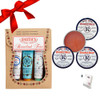 Smiths Rose bud Lip Balm Bulk 3x05oz Premium All Purpose Lip Gloss Tubes 3x08oz Lip Treatment Salve Rosebud Trio Lip Bal