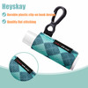 HEYSKAY 3PCS Lip Balm Holder Sleeves Keychain Chapstick Holder Keychain Lip Gloss Holder Keychain Chapstick Elastic Slee