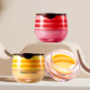 2 Pcs Bee Lip Balm Honey Pot Honey Strawberry Lip Mask Overnight Moisturizing Scrub Exfoliator Reduces Lip Lines Prevent