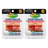 Dr Dans Cortibalm 2 Pack for Dry Cracked Lips Healing Lip Balm for Severely Chapped Lips Designed for Men Women and Chil