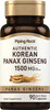Piping Rock Korean Ginseng Capsules | 1500mg | 90 Count | Panax Ginseng Root Extract | Herbal Supplement | Non-GMO, Gluten Free online at globaldelivered