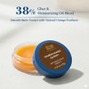 Blue Nectar Ayurvedic Orange Lip Balm with Organic Ghee Natural Vitamin C for Dry Lips Moisturizing Lip Gloss with Clean