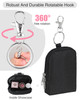 Meiiy Lip Balm Holder Portable Lipstick Sleeve Pouch With Hook Large Chapstick Holder Stocking Stuffers Small Gift for W