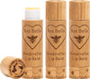 Bee Bella Lip Balm Pomegranate Mango 3 Pack Moisturizing Lip Care 100 Natural Original Organic Beeswax with Vitamin E Ha