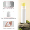 vipolish 50 PCS White Plastic Empty Lip Balm Tubes Containers DIY Lipstick Lip Salve Tubes Holder Dispenser for Travel B