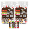 Natures Bees Cocoa Butter Lip Balm Original Shea Butter Olive Oil and Mango Bulk Lip Care Pack for Dry Lips Made with Co