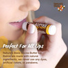 Natures Bees Cocoa Butter Lip Balm Lip Care for Dry Lips Coconut Oil Beeswax Vitamin E Aloe Shea Butter 015 oz Each 3 Fl