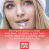 Eco Lips Organic Candy Cane Moisturizing Lip Balm Organic Coconut Oil and Sunflower Wax Soothe Moisturize Dry Cracked an