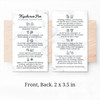 Havongki 100 Pack Premium Hyaluron Pen Lip Filler Aftercare Instructions Card 2 x 35 Accessories Supplies Kit Care HP13A