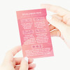 Havongki 100 Pack Premium Hyaluron Pen Lip Filler Aftercare Instructions Card 2 x 35 Accessories Supplies Kit Care HP01A