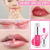 Hydrating Lip Glow Oil Plumping Gloss Tinted Lip Balm Transparent Moisturizing Toot Lip Care Oil Nonsticky Big Brush Hea