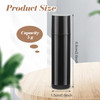 100 Pcs 5g Plastic Lipstick Tube Empty Black Lip Balm Tubes Containers Lip Gloss Storage Container Holder with Caps for