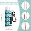 HEYSKAY Lip Balm Holder Sleeves Keychain Chapstick Elastic Sleeves DinausaurSheepWave strip