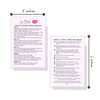 Lip Blush What to Expect When Healing Cards Package of 30 Double Sided Size 4x6 inches Postcard PMU Lavender with Lips D