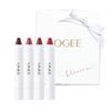 Ogee Tinted Sculpted Lip Oil Blossom 4 Piece Gift Set Made with 100 Organic Coconut Oil Jojoba Oil and Vitamin E Best as
