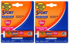 Banana Boat Sport SPF 50 Sunscreen Lip Balm 2 Pack